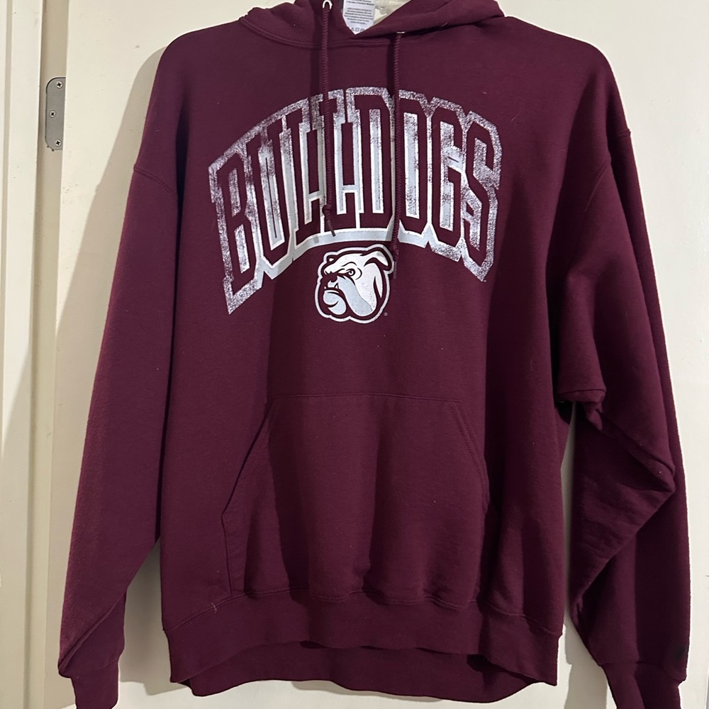 Russell Athletic Burgundy Bulldogs Sweater